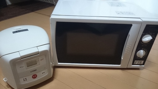 Abitelax (アビテラックス) KS-178 電子レンジ/ TIGER(タイガー) マイコン 3合 炊飯ジャー JAL-B550  2点セット