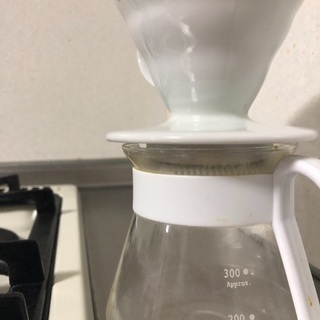 Harioコーヒー用のフィルタリングの画像