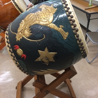 練習用太鼓（長胴太鼓1.6尺）４つ