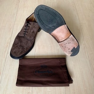 ほぼ新品！Church's Thickwood、29cm、ブラウン、スウェード