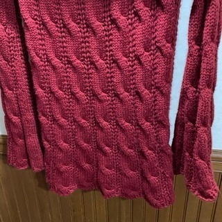 可愛いニットワンピの画像