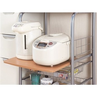 【3月29日まで】レンジ台 茶色 お譲りします。の画像
