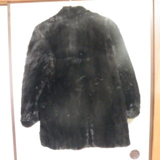 ミンクの、毛皮のハーフコート