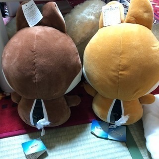 チップとデール？のぬいぐるみ！の画像
