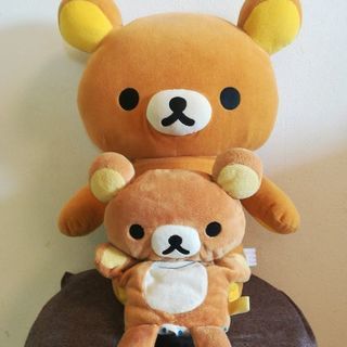 リラックマぬいぐるみ＆パペットのセット