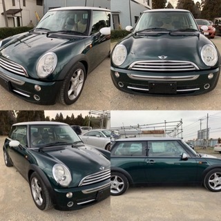 貴重なレザーシート ミニクーパー、2年車検付き、オークション評価...
