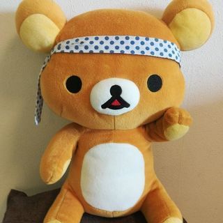はちまきリラックマ　ぬいぐるみ