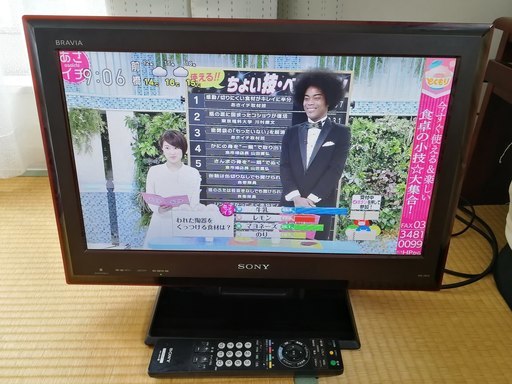 ソニー ブラビア液晶テレビ KDL-22J5 地デジ/BS/CS対応_取説書収録CD付けます。