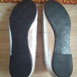 ♡ フラットシューズ シルバー ♡の画像