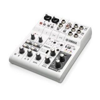 YAMAHA ウェブキャスティングミキサー　6チャンネル　AG06