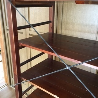 木製ラックの画像