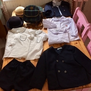 かもがわ幼稚園 制服等フルセット 冬服夏服 カバン 私立幼稚園 
