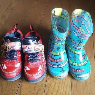 キッズシューズ&サンダル&長靴セット15～18センチの画像