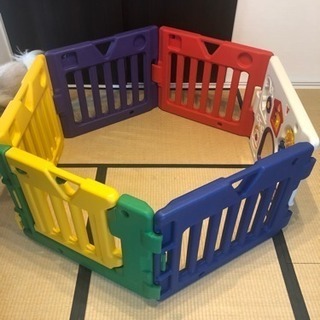 値下します 子供用サークル 中古 美品 組立式の画像