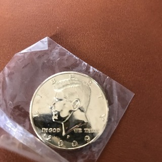新品、未使用 手品 マジック用のコイン ハーフダラー50セントコイン