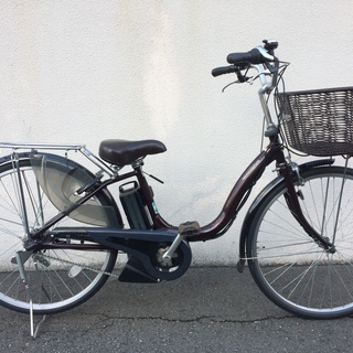 地域限定 ヤマハ パス ナチュラ M 新基準 子供乗せ 2017年 茶 アシスタ