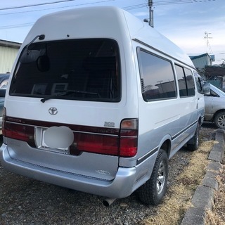 ハイエース KZH138V ロングハイルーフ 11年式 8ナンバーキャンピング 車検4/5まで 走行175000km ディーゼル 4WDの画像