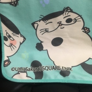 ［商談中］おじさまと猫 ブランケットの画像