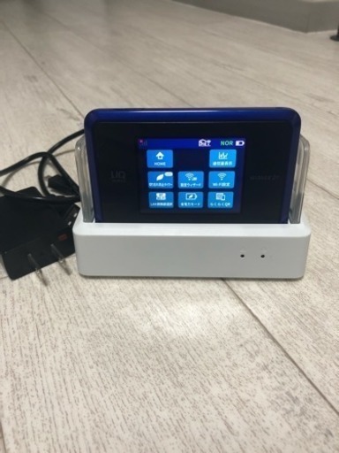 Speed Wi-Fi NEXT WX03 クレードル＋USB充電器付き