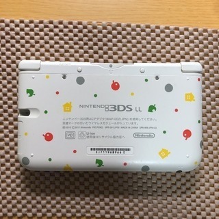ニンテンドー3DS LL とびだせ どうぶつの森パックの画像