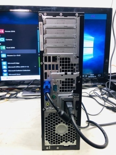 HP スリムタイプディスクトップPC i7-3770 3.40GHz メモリ10GB HDD2TB win10pro64bit office2016プロフェショナルID PW付き