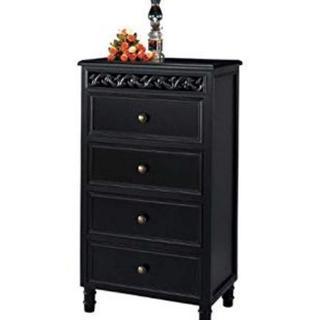 可愛い黒チェスト レトロ　棚　ゴシック　ゴスロリ家具　姫系　インテリア