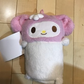 新品　パペット　マイメロ　マイメロディー　ぬいぐるみ　ブランケッ...