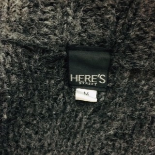 HERE'Sメンズセーターの画像