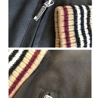 BURBERRY バーバリー ブラックレーベル ノーカラー ニットの画像