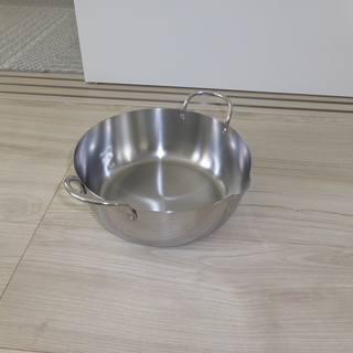 ステンレス　天ぷら鍋　22cm　ＩＨ用