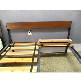 札幌 入手困難【unico セミダブルベッドフレーム LUMBER】ウニコ