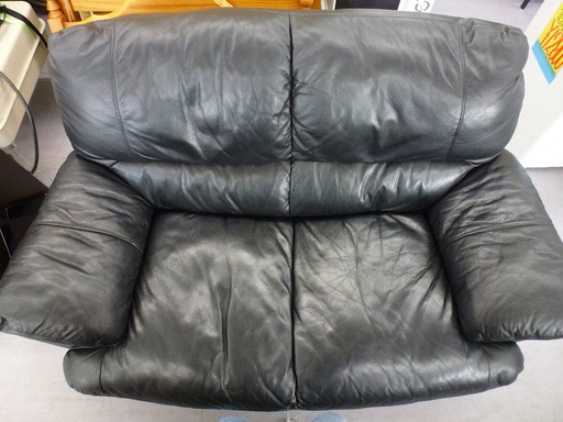 PayPay可 手稲リサイクル 　レザー調　2人掛け　 ￥12,800-