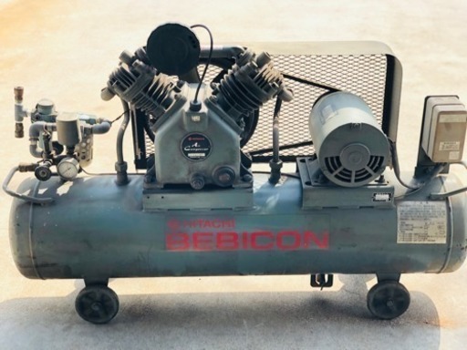 日立 ベビコン オイルコンプレッサー 80ℓ 200V 3馬力