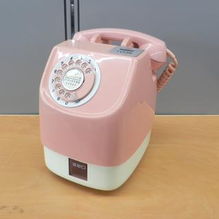PayPay対応 昭和レトロ 公衆電話 675－A2 ピンク 日...