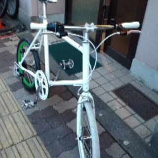 20吋 ファションミニベロ(小径車) 6speed/ホワイト