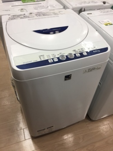 ●【6ヶ月安心保証付き】SHARP 全自動洗濯機  2015年製