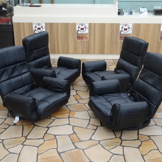 成約致しました♪カインズ レザー調 肘掛付 リクライニング/回転...