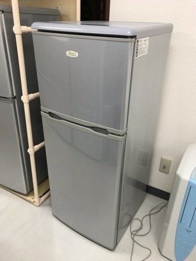 【リサイクルサービス八光　田上店　安心の1か月保証　旧鹿児島市内配達・設置無料】アビテラックス 128L 2ドア ノンフロン冷蔵庫(直冷式) AR-130(S)