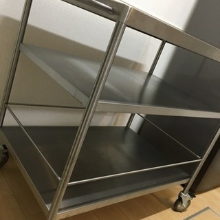 ステンレススチールキッチンワゴン 値下げ💵