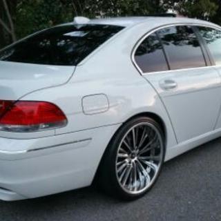 福岡/佐賀/久留米/近郊必見!!BMW左ハンドル!!740iコンフォートPKG!! 7シリーズ黒革E65後期☆フルホワイト!!の画像