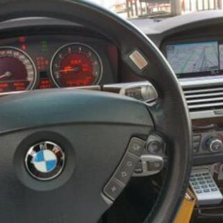 福岡/佐賀/久留米/近郊必見!!BMW左ハンドル!!740iコンフォートPKG!! 7シリーズ黒革E65後期☆フルホワイト!!の画像
