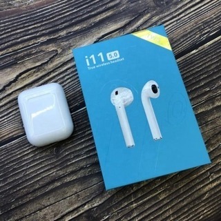 ワイヤレスイヤホンBluetooth i11 ブルーパッケージ