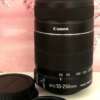 美品❤️高機能・軽量・手ぶれ補正・超望遠レンズ❤️Canon 5...
