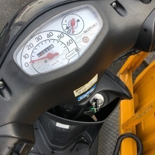 SUZUKI レッツ 4サイクル セル始動OK 福岡市南区の画像