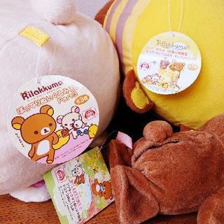 XL３点＋トコトコぬいぐるみ チャイロイコグマ キイロイトリ コリラックマの画像
