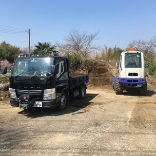 3tダンプ1台分の残土3,300円で売ります(重機での運土整地も格安で行います)の画像