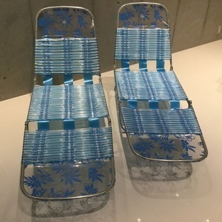 値下げ！折りたたみビーチチェア2セット