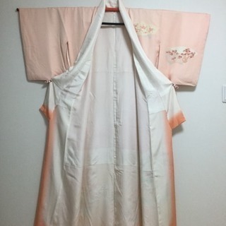 美品☆付下げ訪問着 正絹 ピンク 上品 の画像