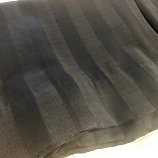 カーテン4枚セット Ａ 黒 幅100㎝×丈135㎝の画像