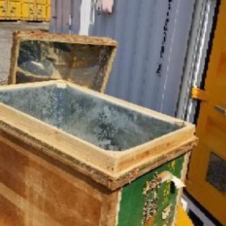 【完売しました】茶箱　中古　収納　湿気避け　